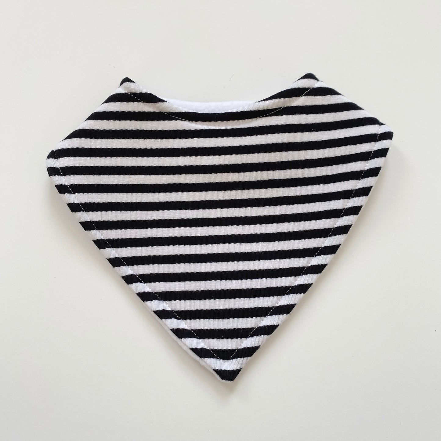 Black stripe bandana bib