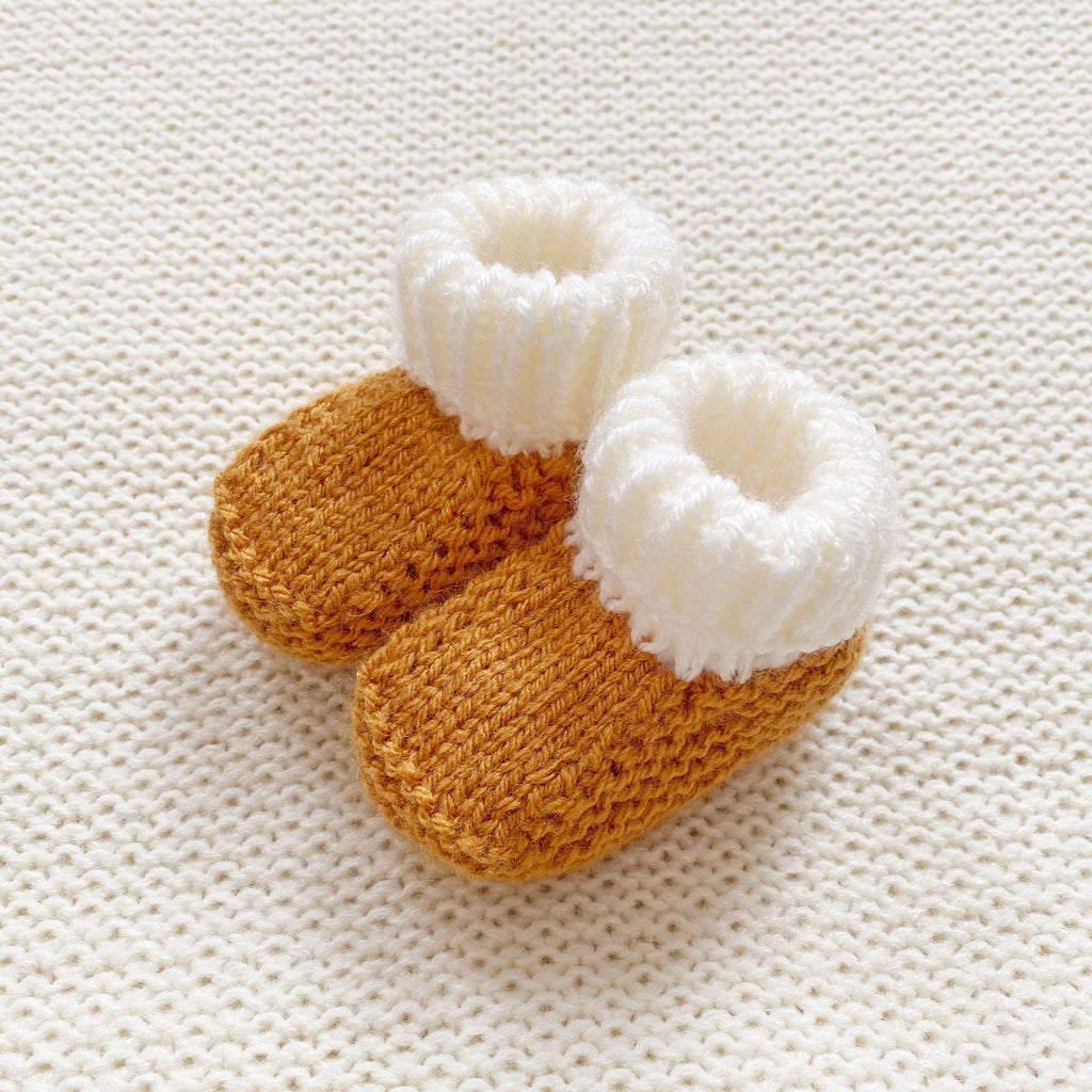 knitted booties